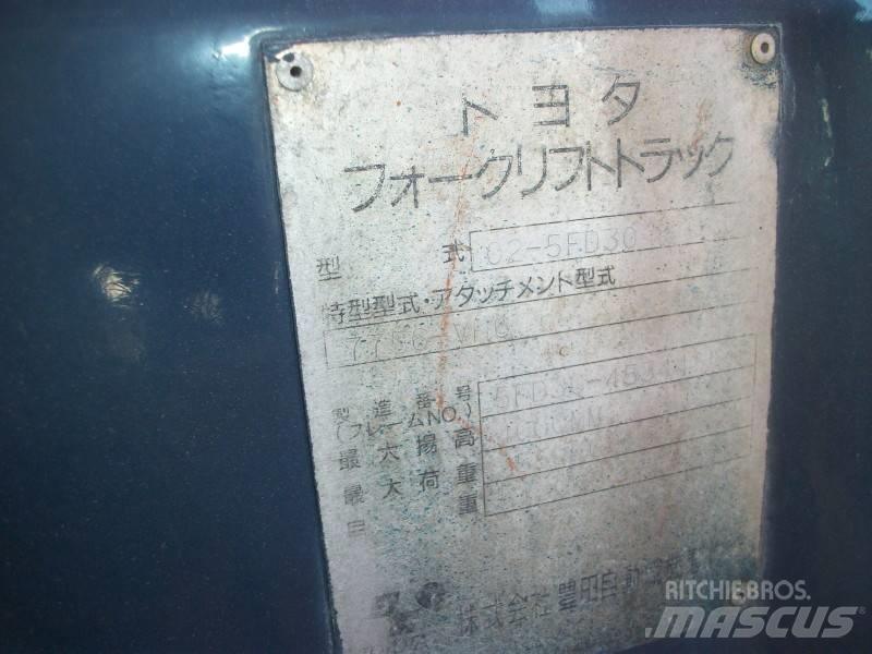 Toyota 5 FD 30 Wózki Diesla