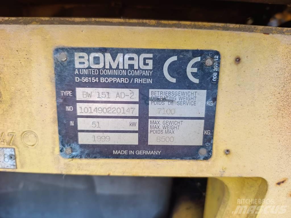 Bomag BW 151 AD-2 Walce dwubębnowe