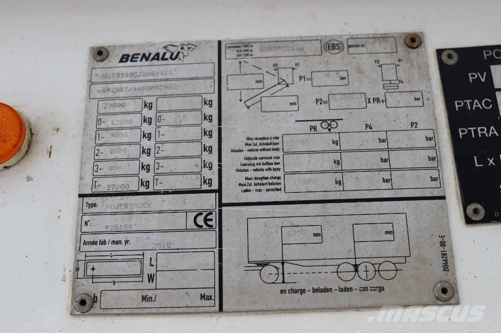 Benalu powertrack Przyczepy wywrotki