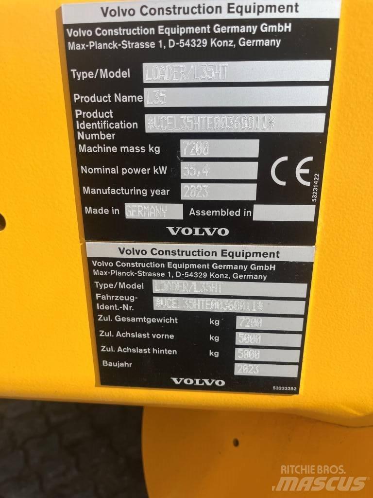 Volvo L35H Ładowarki kołowe