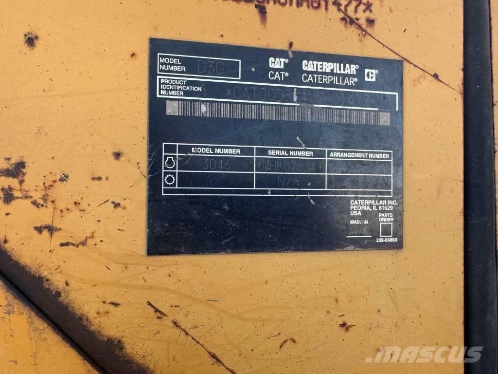 CAT D 3 G Spycharki gąsienicowe