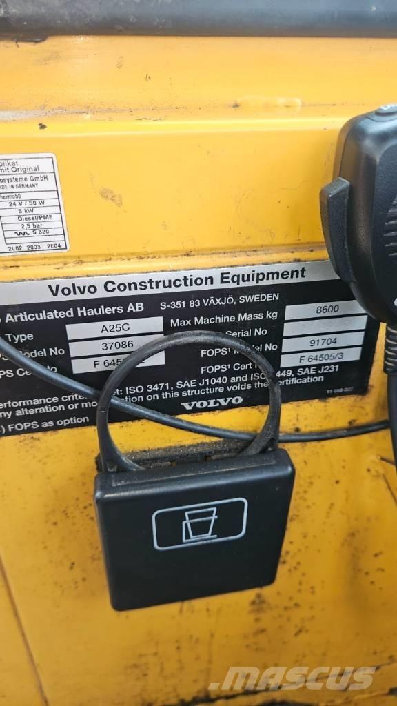 Volvo A 25 C Wozidła przegubowe