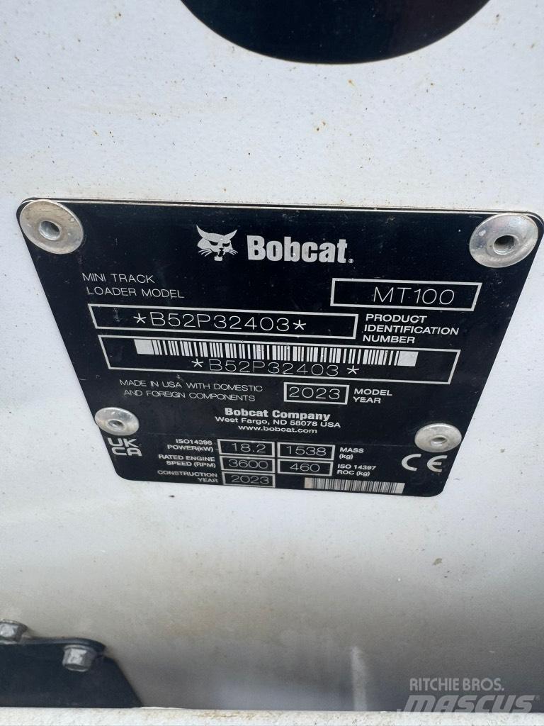 Bobcat MT 100 Ładowarki gąsienicowe