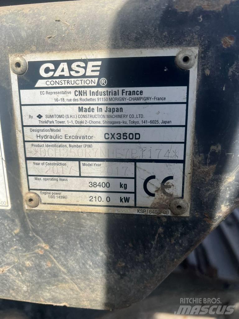 CASE CX 350 D Koparki gąsienicowe