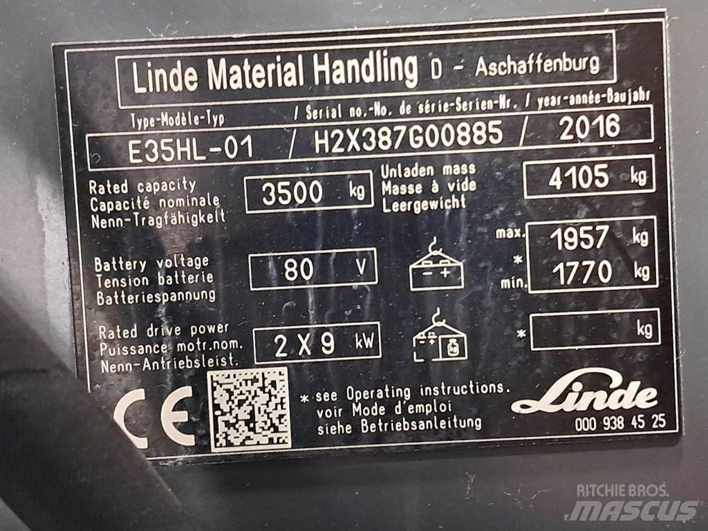 Linde E35HL-01 Wózki elektryczne