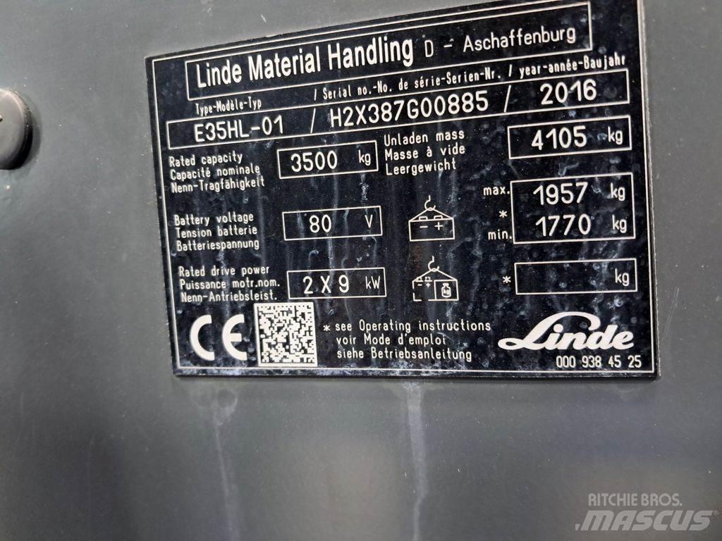 Linde E35HL-01 Wózki elektryczne