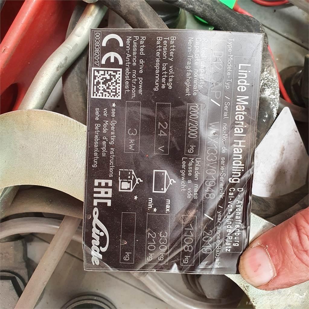 Linde D12AP Wózki widłowe unoszące z dyszlem