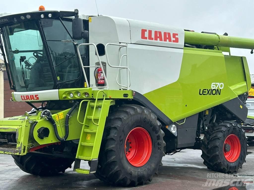 CLAAS Lexion 670 4x4 Kombajny zbożowe