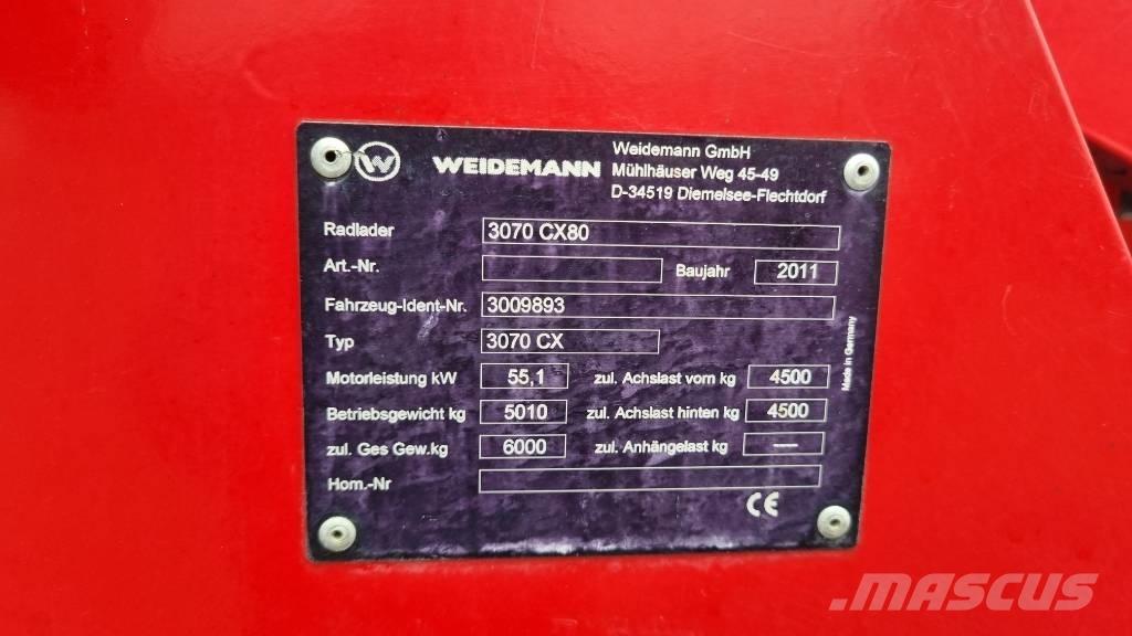 Weidemann 3070CX60 Ładowarki kołowe