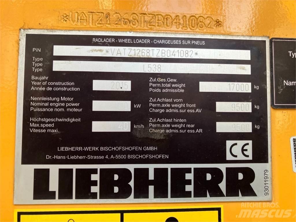 Liebherr L538 Ładowarki kołowe