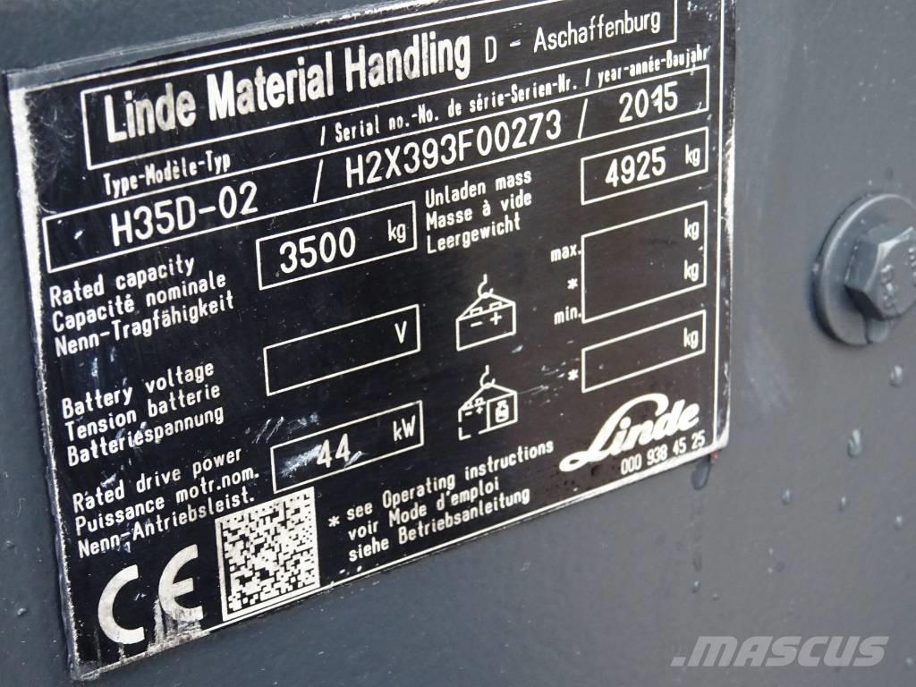 Linde H35D-02 Wózki Diesla