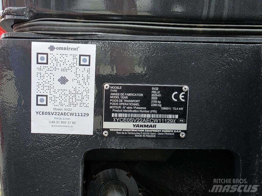 Yanmar SV 22 Minikoparki