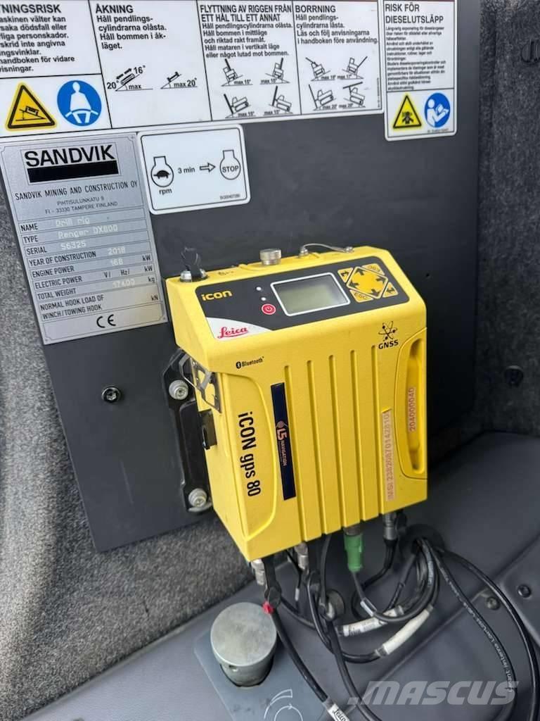 Sandvik DX800 Wiertnice do nawierzchni