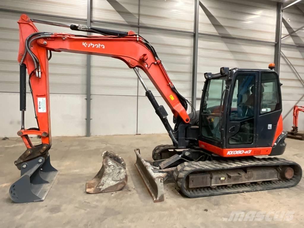 Kubota KX 080-4 A Midikoparki  7t - 12t