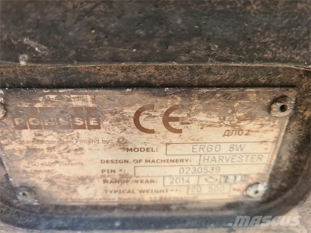 Ponsse Ergo 8wd Harwestery