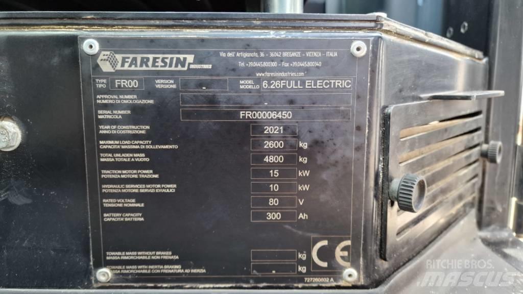 Faresin F6.26 E Ładowarki teleskopowe