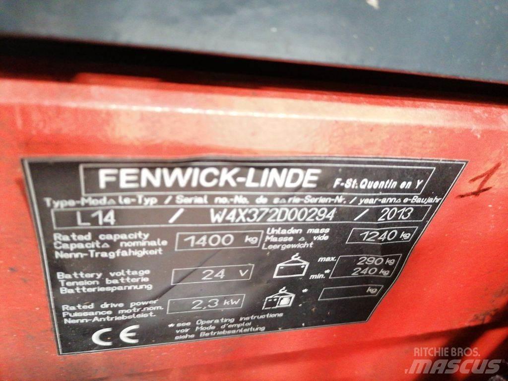 Linde L14I Wózki widłowe unoszące z dyszlem