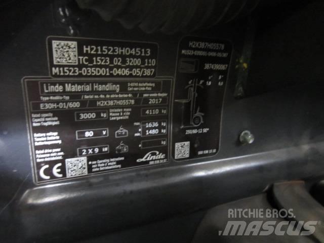 Linde E30H Wózki elektryczne