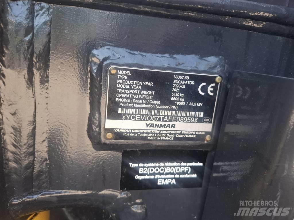 Yanmar vio 57-6B Midikoparki  7t - 12t