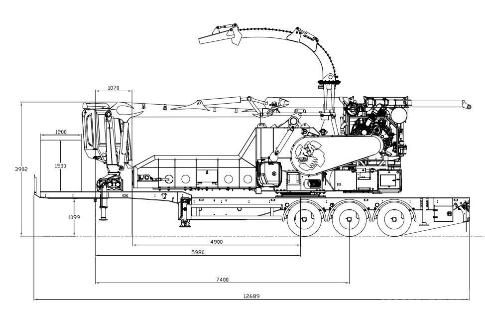 CBI Chipmax 484VR Rębaki
