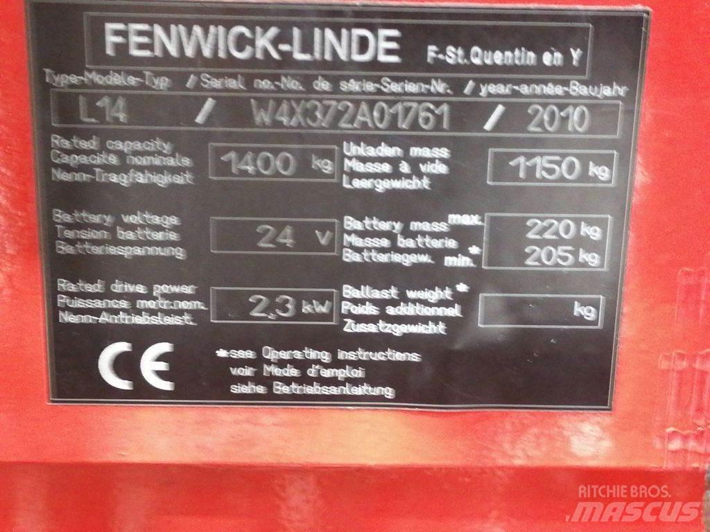 Linde L14 Wózki widłowe unoszące z dyszlem