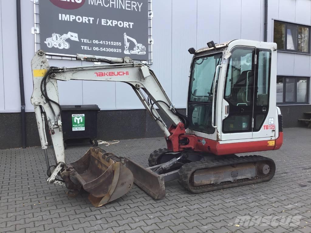 Takeuchi TB 125 Minikoparki
