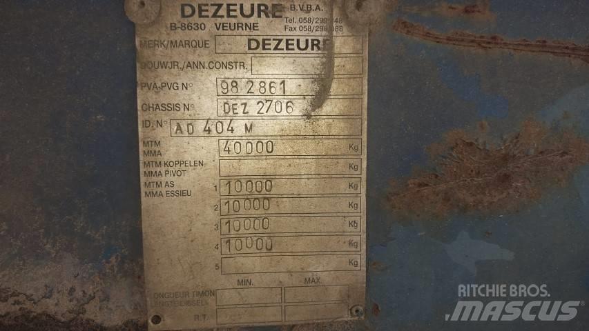Dezeure AD404M Przyczepy niskopodłogowe