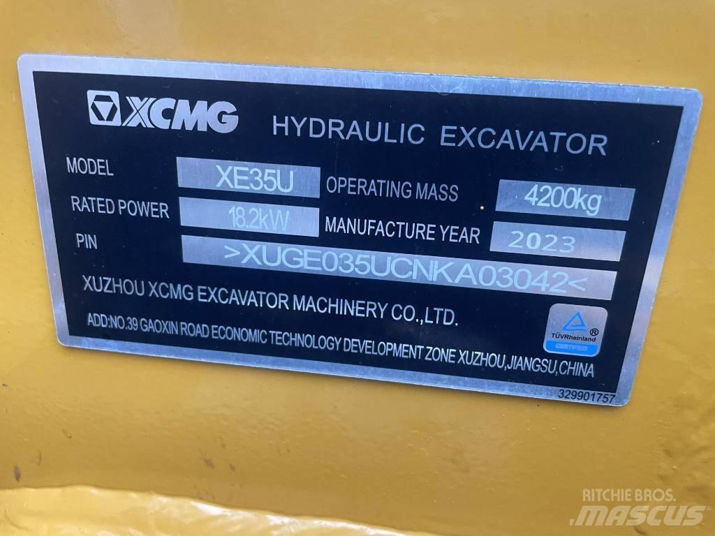 XCMG XE 35 U Minikoparki