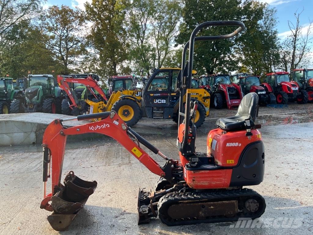 Kubota K 008-3 Minikoparki
