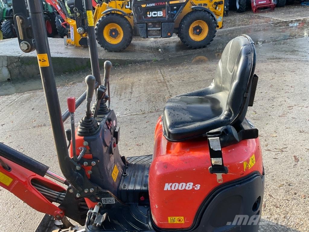 Kubota K 008-3 Minikoparki