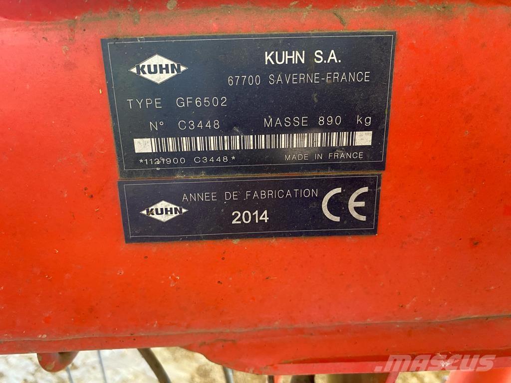 Kuhn GF 6502 Zgrabiarki i przetrząsacze