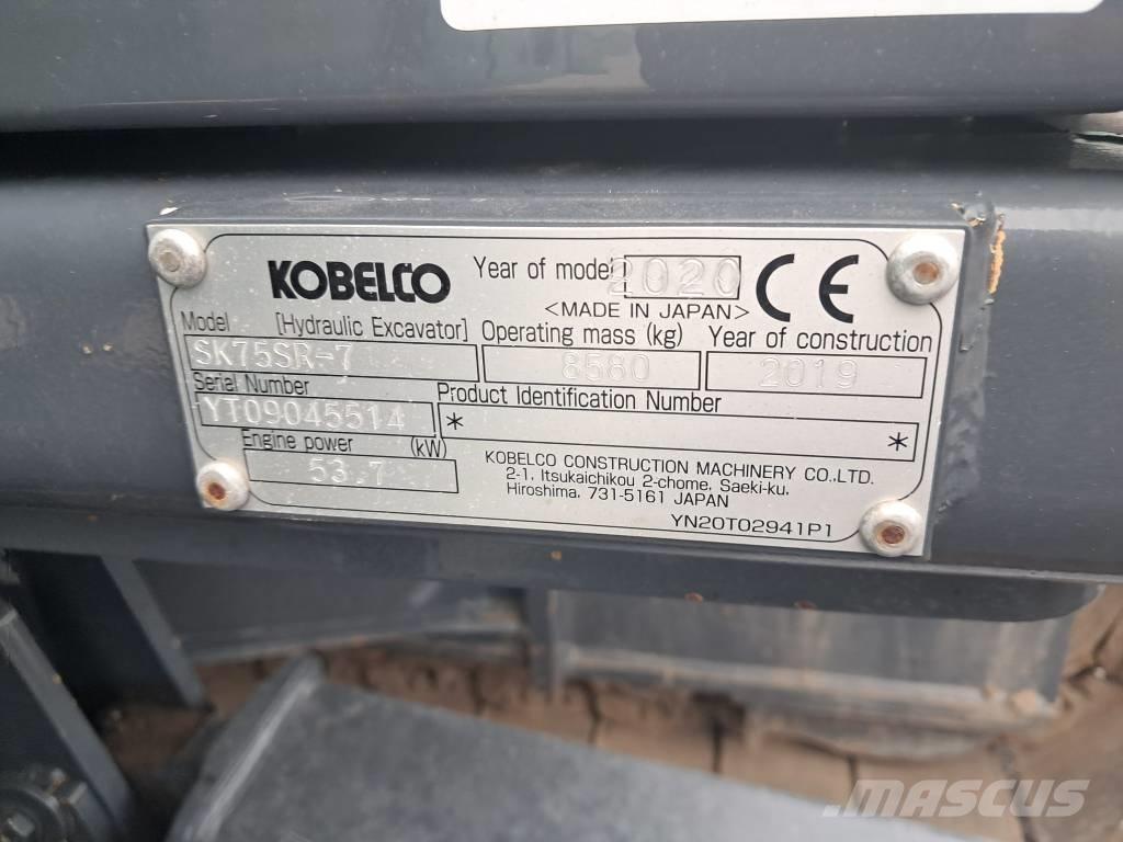 Kobelco SK75SR-7 Midikoparki  7t - 12t