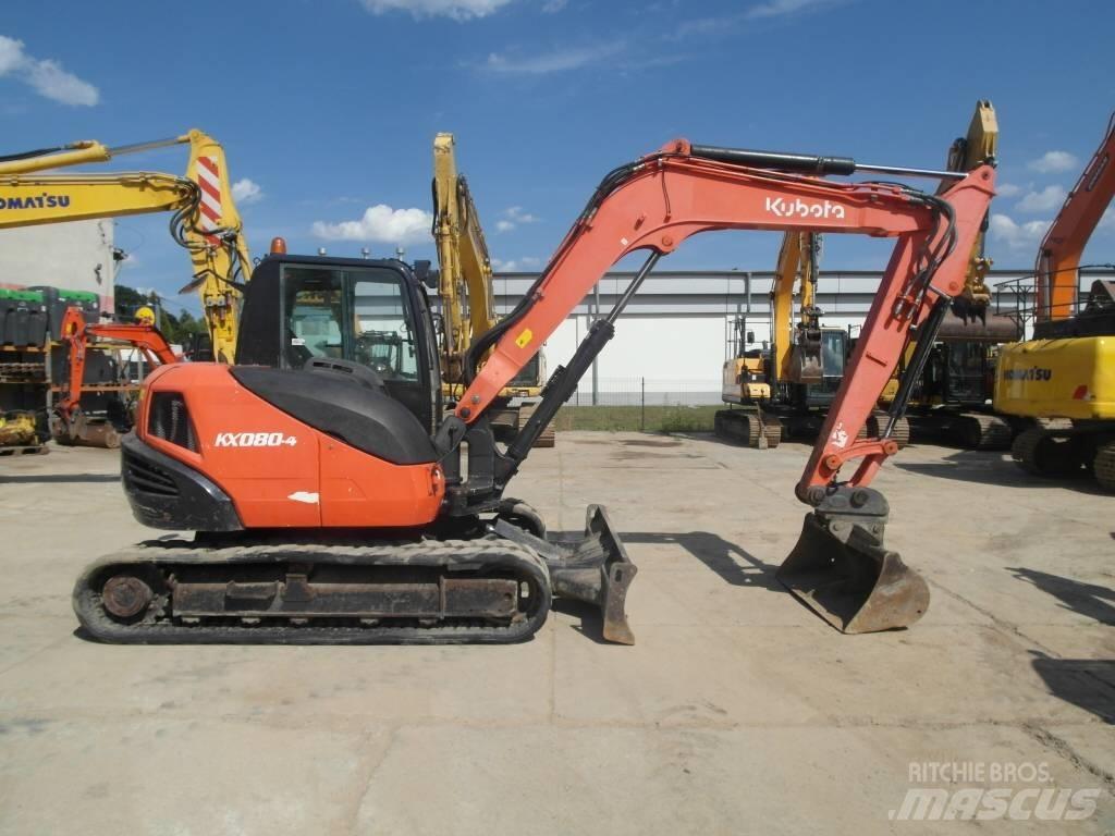 Kubota KX 080-4 Midikoparki  7t - 12t