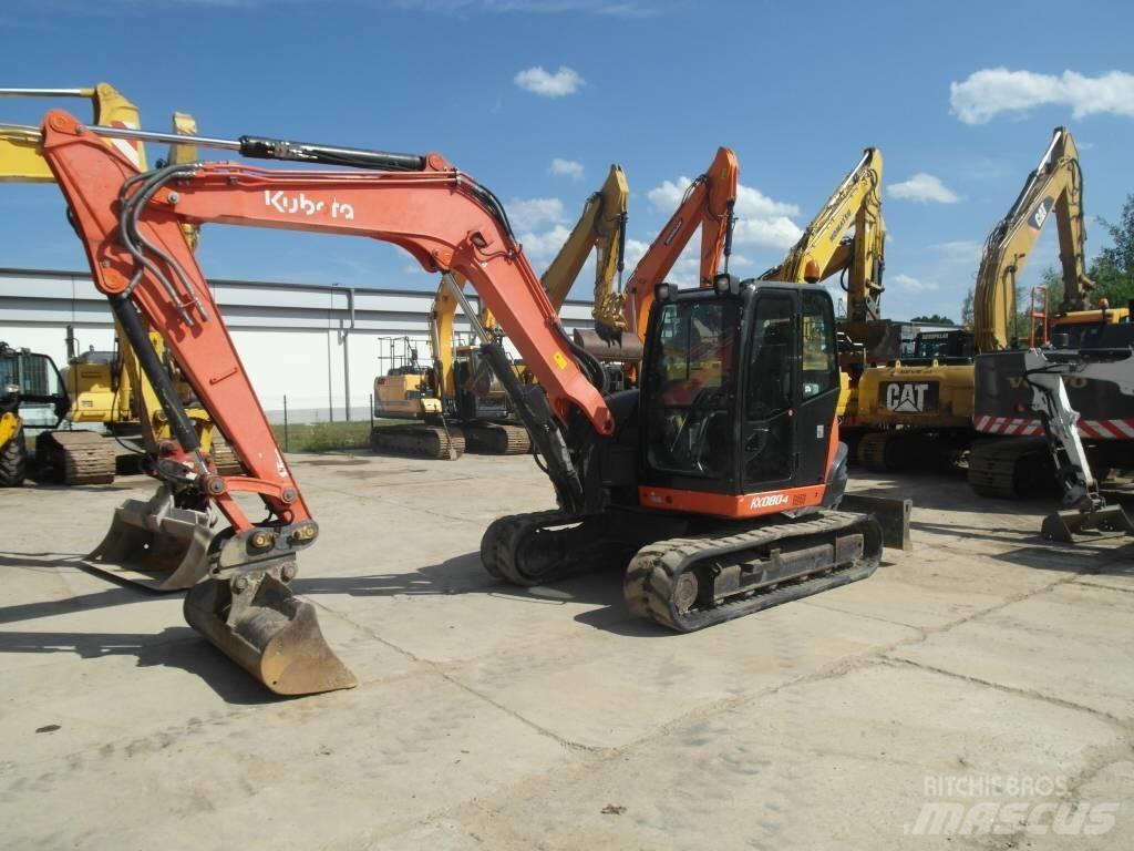 Kubota KX 080-4 Midikoparki  7t - 12t