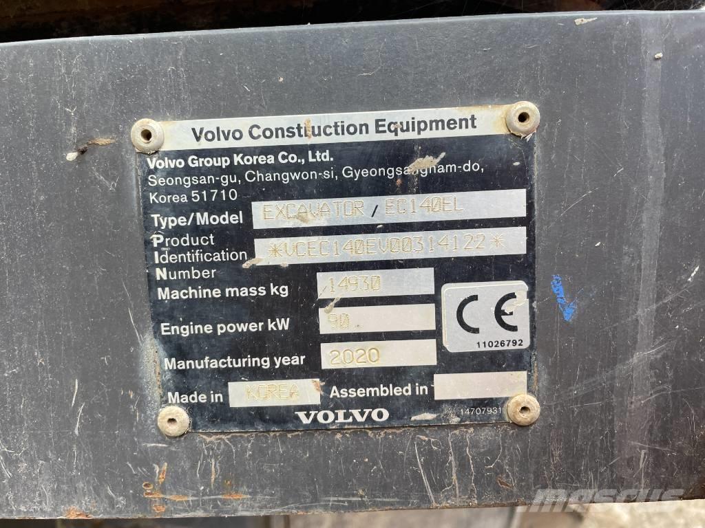 Volvo EC 140 EL Koparki gąsienicowe