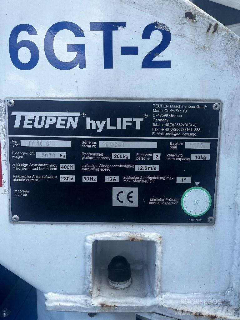 Teupen Leo 16GT Podnośniki przegubowe