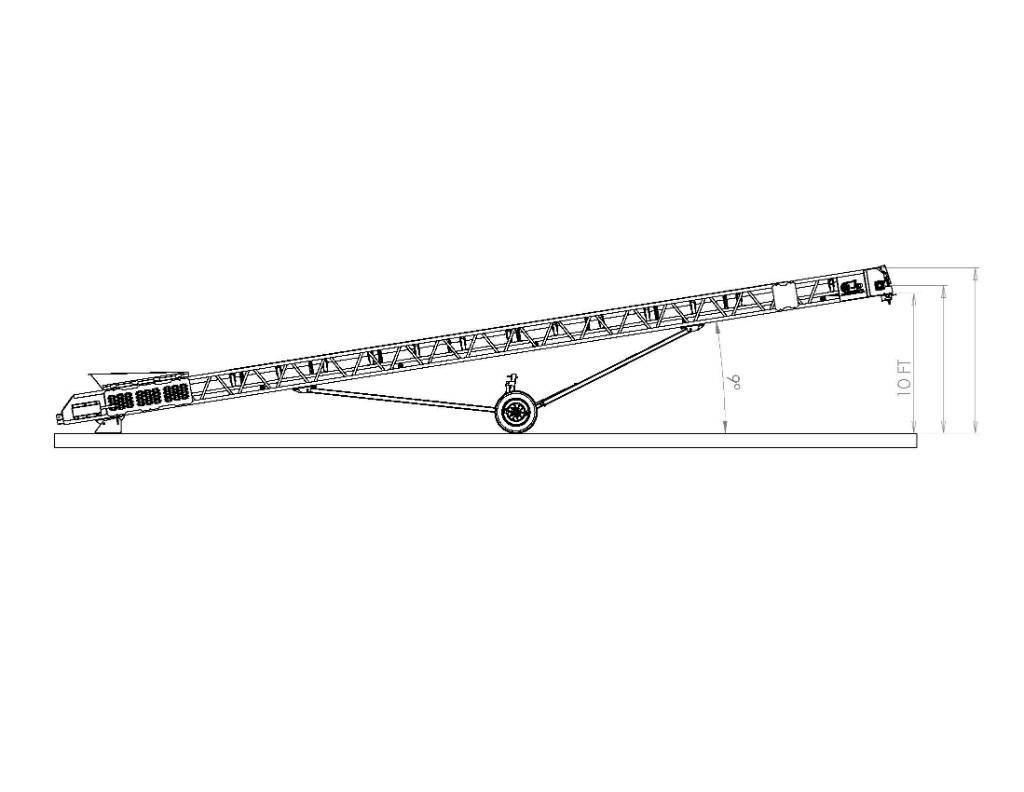  JP 3660 radial Przenośniki taśmowe