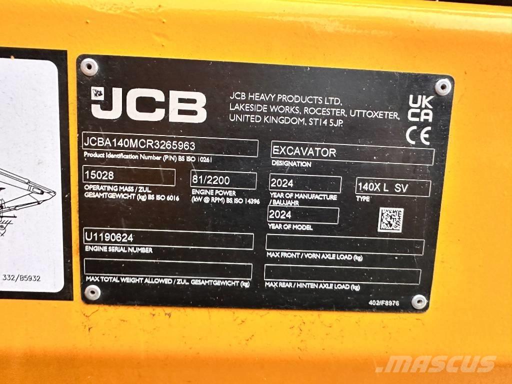 JCB 140 X Koparki gąsienicowe