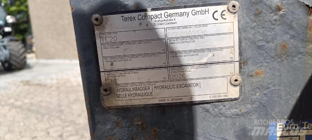 Terex TC 20 Minikoparki