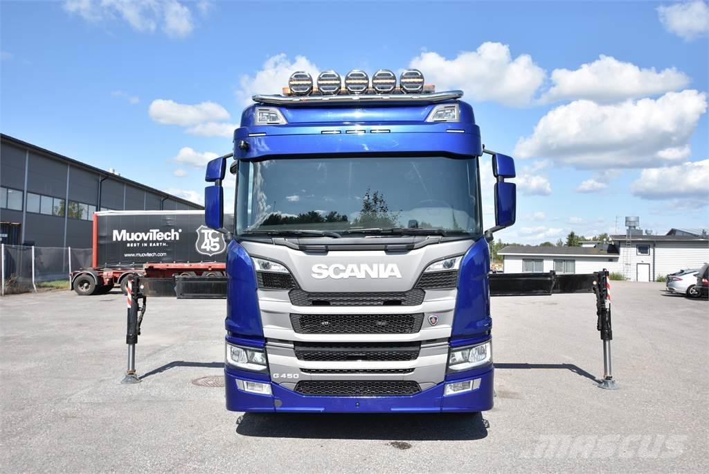 Scania G450 8X4 Żurawie samochodowe