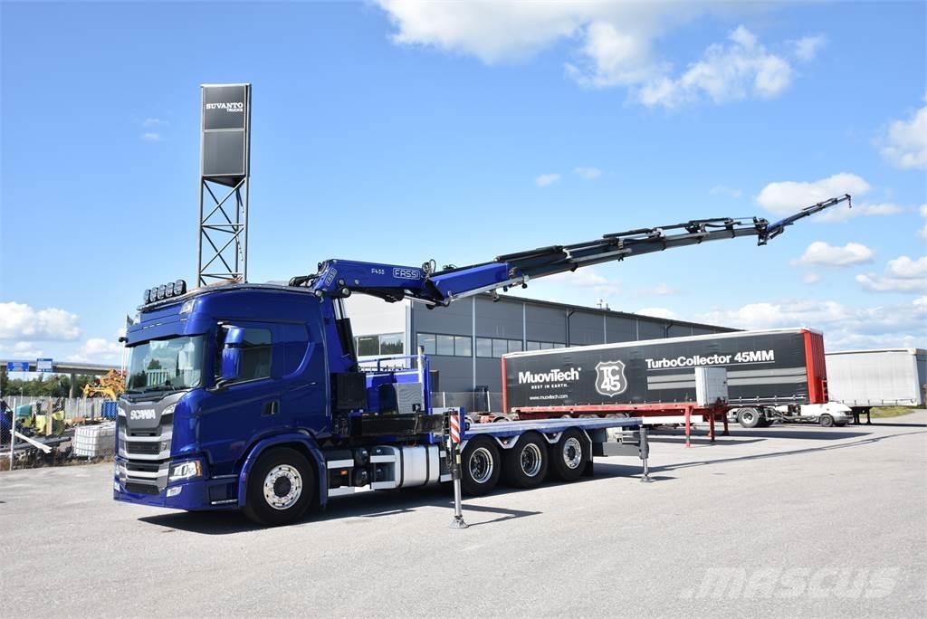 Scania G450 8X4 Żurawie samochodowe