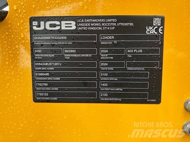 JCB 403 Plus Ładowarki kołowe