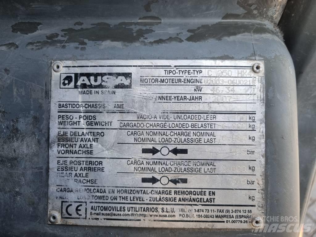 Ausa C 250 H Wózki widłowe terenowe