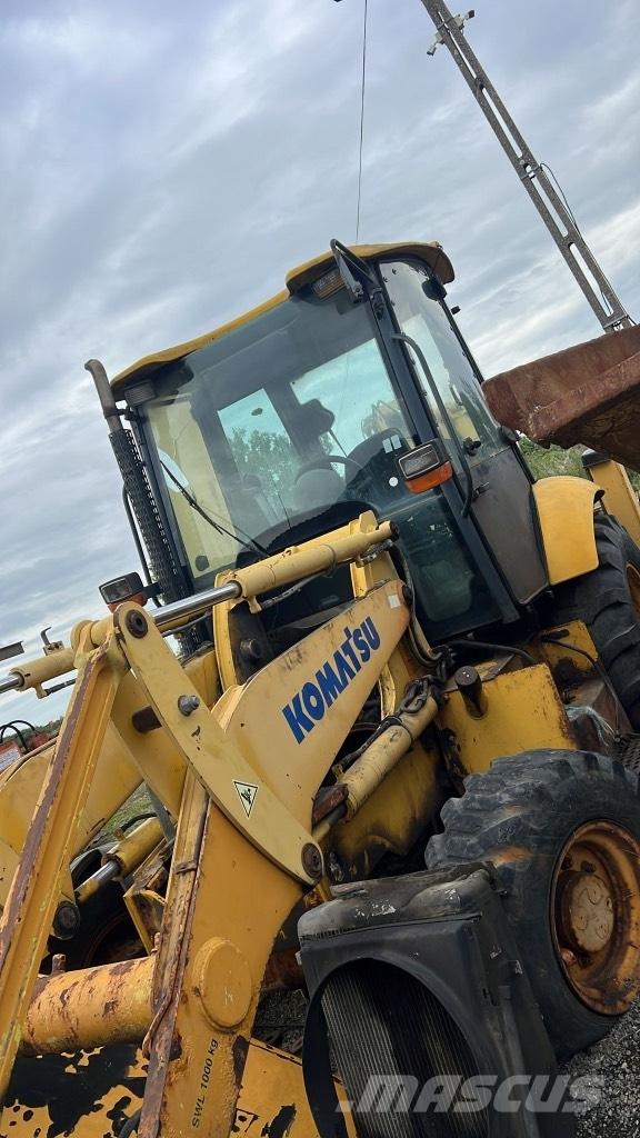 Komatsu WB 93 R Ramy i zawieszenie
