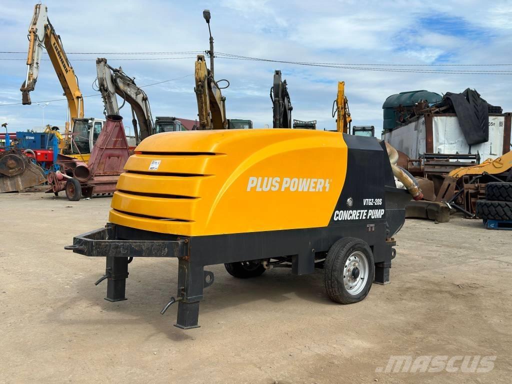 Plus Power VTGZ-20S Samojezdne pompy do betonu