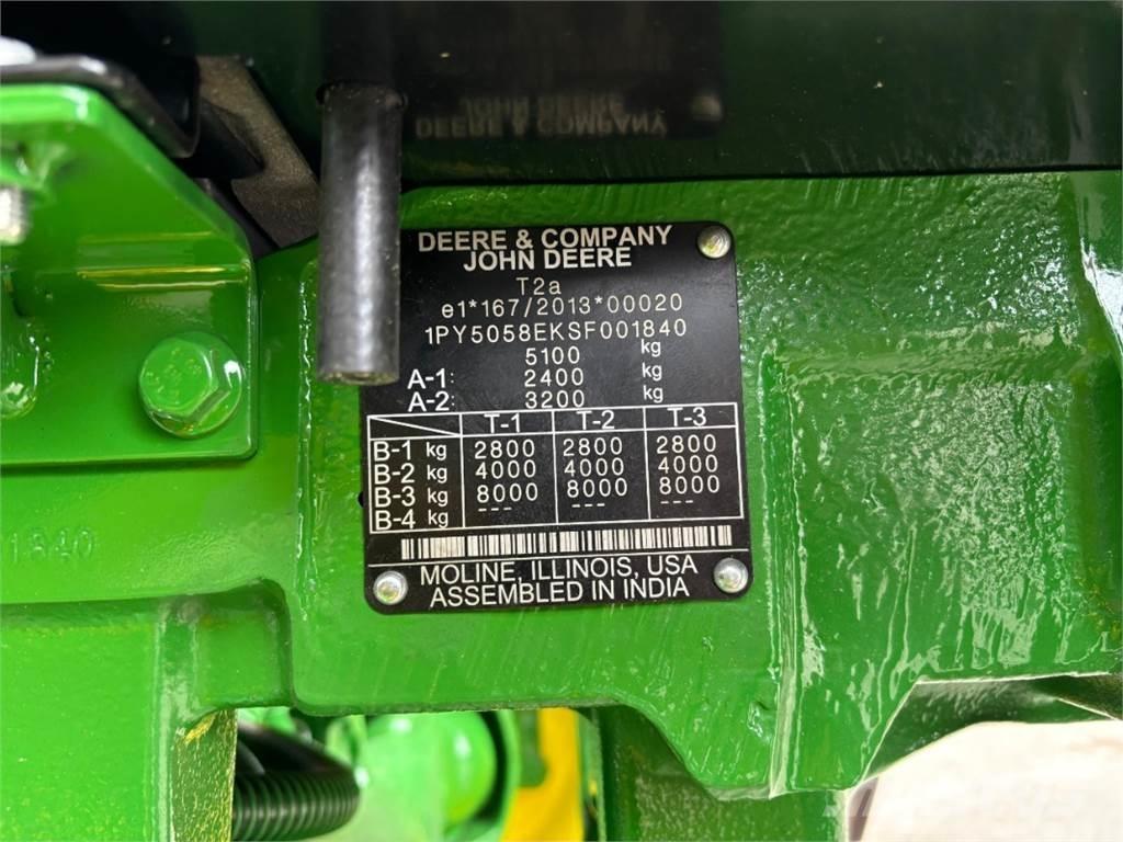 John Deere 5058E Ciągniki rolnicze