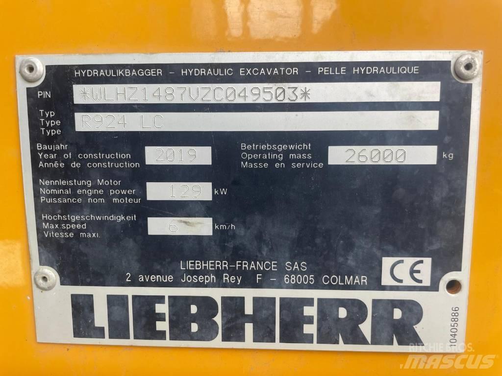 Liebherr R924 G8 Koparki gąsienicowe