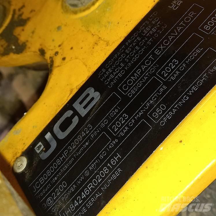 JCB 8008 Minikoparki