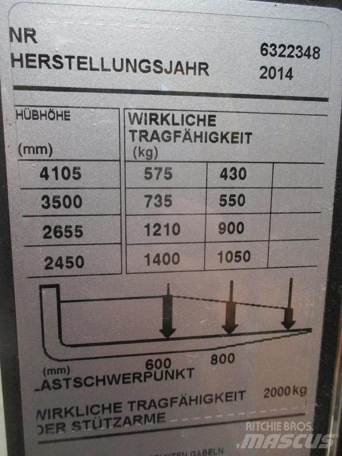 BT SWE 140L Wózki widłowe unoszące z dyszlem