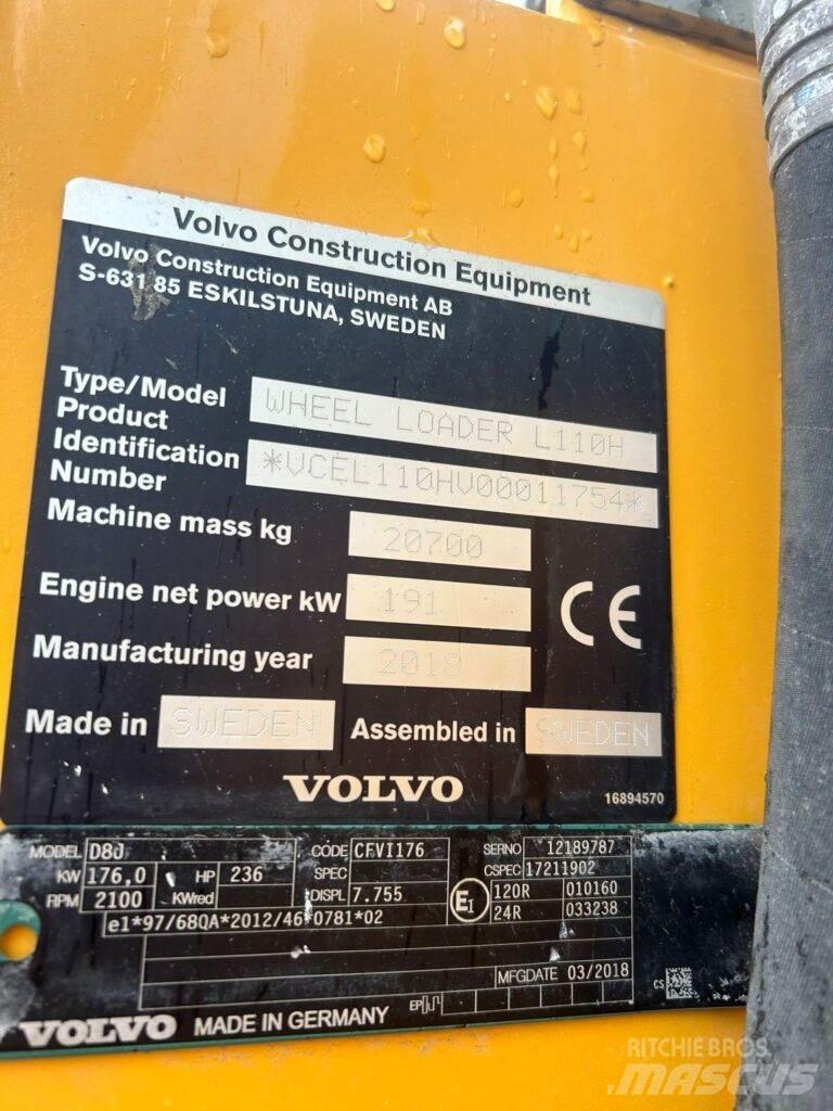 Volvo L110H Ładowarki kołowe